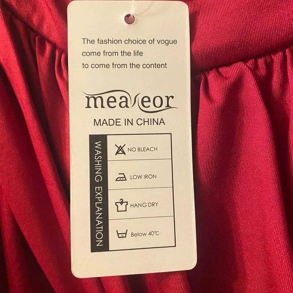 Medium Red Measeor Cocktail Dress - Picture 3 of 6